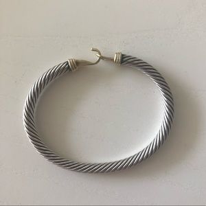 David Yurman Cable Buckle Bracelet with Gold